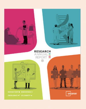 Cover Rapport d'activité de la recherche unicancer